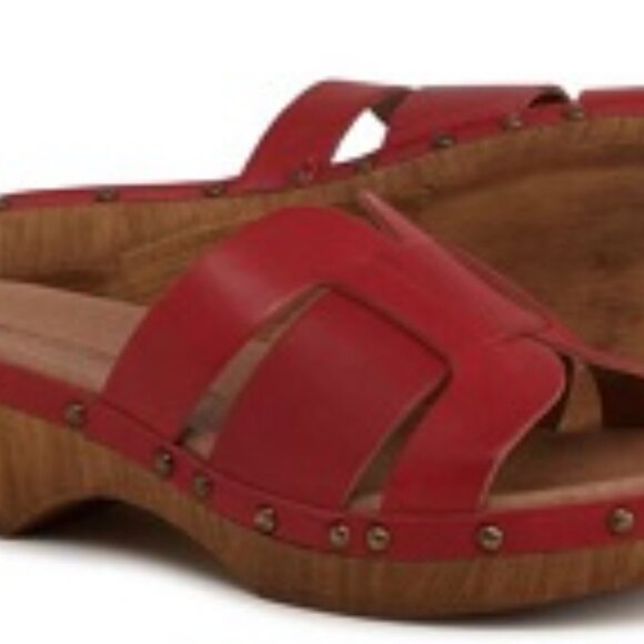 Eric Michaels New Pair Eric Michael Nash Slide Sandals Genuine Leather Sandals - Picture 3 of 11